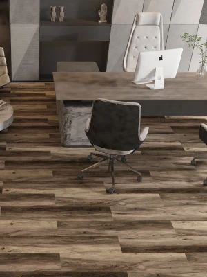 Kvarca vinila flīzes TRIUMF OAK, SPC, klikšķu sistēma (click)